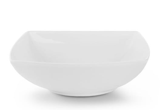 Talerz głęboki EPIRI biały / 17x17 / ceramika Konsimo