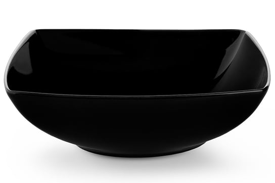 Talerz głęboki EPIRI czarny / 17x17 / ceramika Konsimo