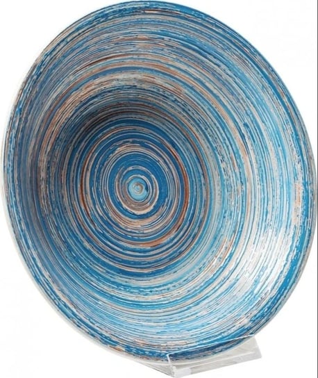 Talerz głęboki Swirl Ø21 cm niebieski Kare Design