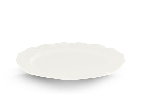 Talerz obiadowy AVENA kremowy / Ø26,5 / porcelana Konsimo