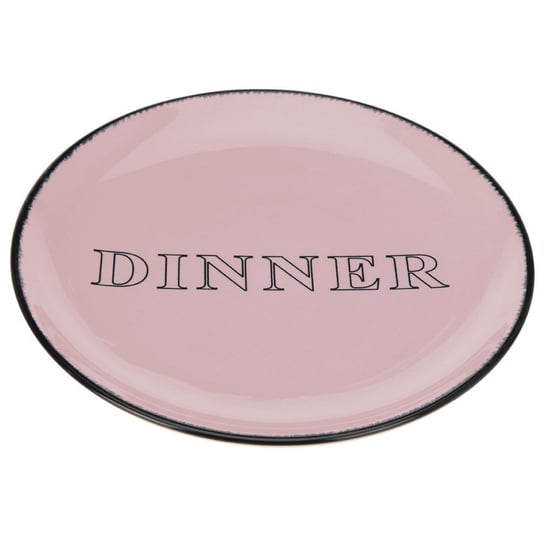 Talerz obiadowy, beżowo-różowy, 30x3 cm EH Excellent Houseware