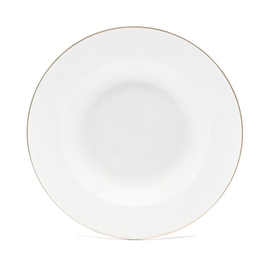 Talerz obiadowy TADAR Gold, biały, 23 cm Tadar