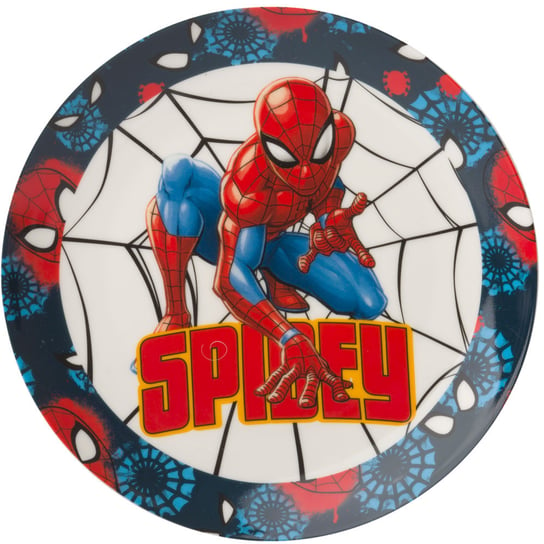 Talerz porcelanowy Spiderman Spidey 19 cm DISNEY Marvel