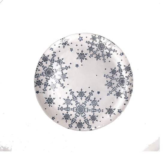 Talerz świąteczny Ilprimofiocco - Biały, 32 cm Rituali Domestici