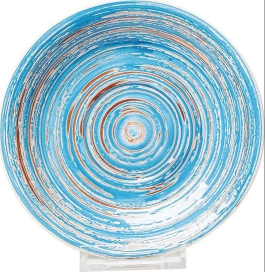 Talerz Swirl Ø19 cm niebieski Kare Design
