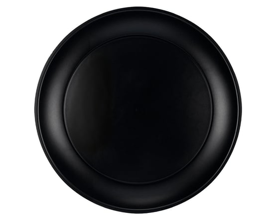 Talerz wielokrotnego użytku, czarny, Decorata Party, 21 cm, 1 szt. Procos