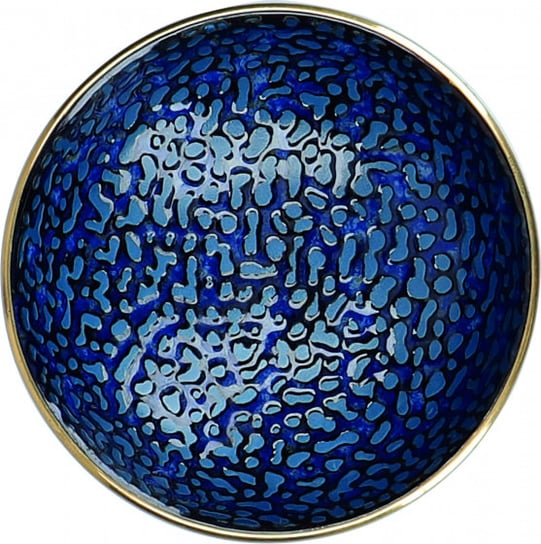 talerze Satori 8 cm porcelana niebieska 3 szt TWM