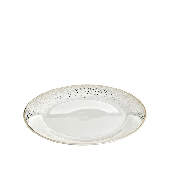 Talerzyk deserowy JEANNE, Ø 19 cm, biało-złoty Secret de Gourmet