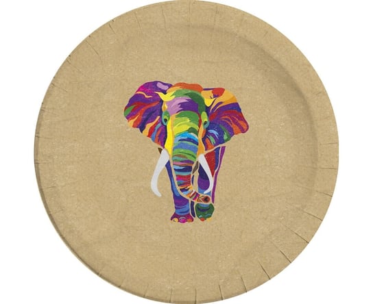 Talerzyki papierowe EKO Elephant, 23 cm, 8 szt. Procos