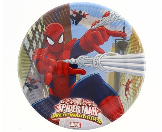 Talerzyki papierowe, Spiderman, 23 cm, 8 sztuk Procos