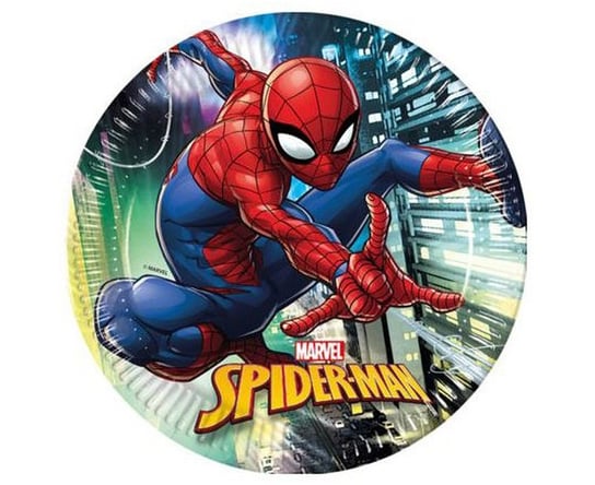 Talerzyki Papierowe Spiderman Team Up (Marvel), Next Generation, 23 Cm, 8 Szt. (Plastic-Free) Procos