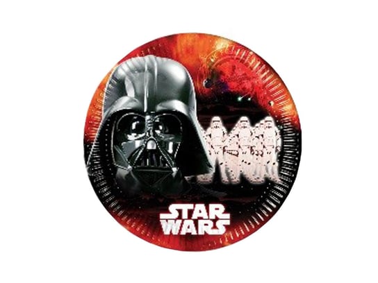 Talerzyki urodzinowe Star Wars Dark Side - 23 cm - 8 szt. Procos