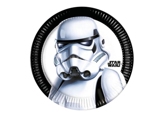 Talerzyki urodzinowe Star Wars Troopers - 20 cm - 8 szt. Procos