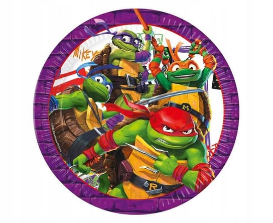 Talerzyki Wojownicze Żółwie Teenage Mutant Ninja Turtle Nickelodeon GoDan