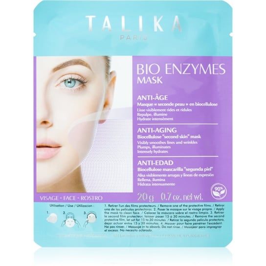 Talika Bio Enzymes Mask Anti-Age przeciwzmarszczkowa maska w płachcie 20 g TALIKA