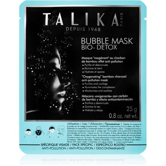 Talika Bubble Mask Bio-Detox maseczka metaliczna-oczyszczająca do twarzy 25 g TALIKA