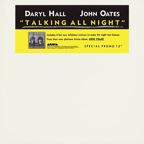 Talking All Night EP Daryl Hall & John Oates