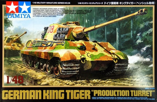 Tamiya 32536 1:48 German King Tiger "Production Turret" Tamiya