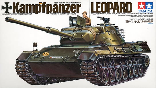 Tamiya 35064 1:35 Kampfpanzer Leopard Medium Tank Tamiya