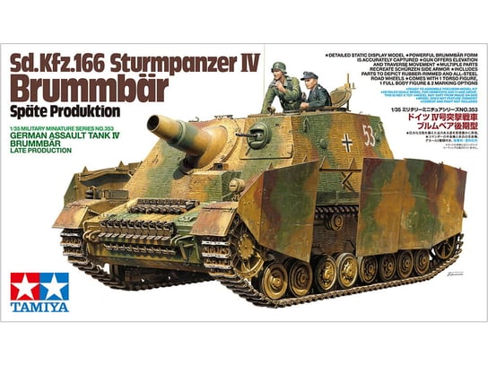 Tamiya 35353 1:35 Sd.Kfz.166 Sturmpanzer Iv Brummbar Late Production Tamiya