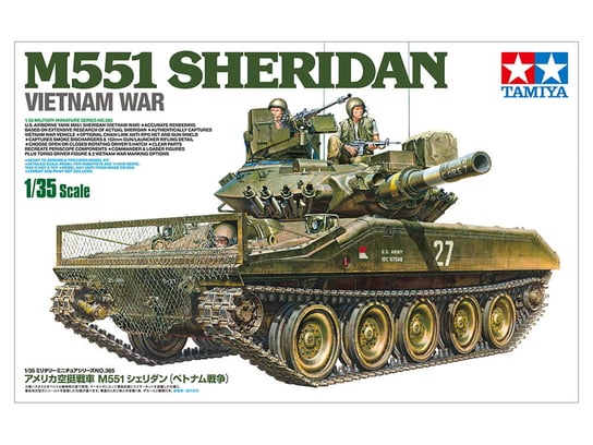 Tamiya 35365 1:35 Us Airborne Tank M551 SherIDan (Vietnam War) Tamiya