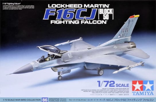 Tamiya 60786 1:72 Lockheed Martin F-16Cj [Block50] Fighting Falcon Tamiya