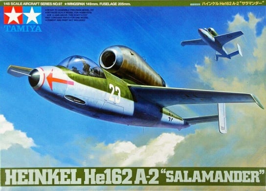Tamiya 61097 1:48 Heinkel He162 A-2 "Salamander" Tamiya