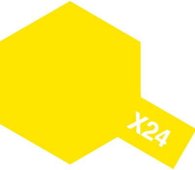 Tamiya 80024 X-24 Clear Yellow Enamel farba 10ml X24 Tamiya