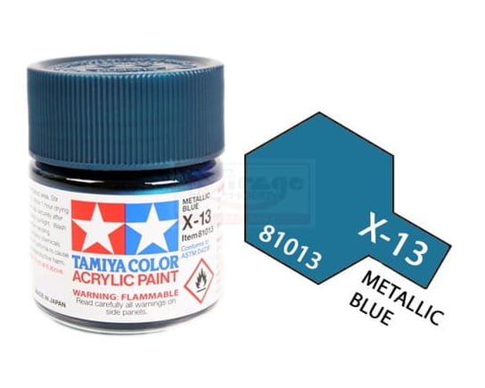 Tamiya Acrylic 81013 X-13 Metallic Blue 23Ml [Gloss] Tamiya