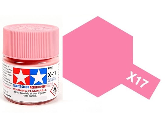 Tamiya Acrylic 81017 X-17 Pink 23Ml [Gloss] Tamiya