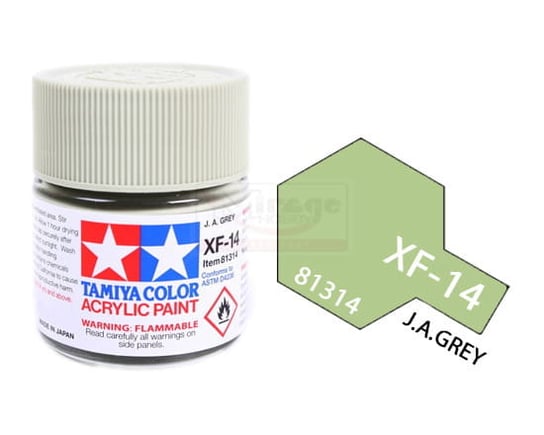 Tamiya Acrylic 81314 Xf-14 J.A. Grey 23Ml [Matt] Tamiya