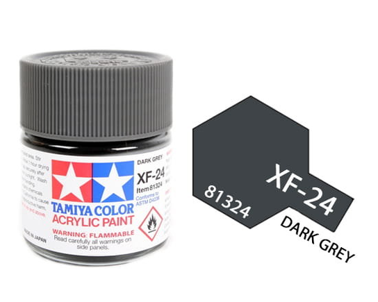 Tamiya Acrylic 81324 Xf-24 Dark Grey 23Ml [Matt] - Tamiya | Sklep EMPIK.COM