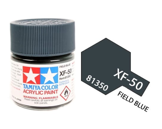 Tamiya Acrylic 81350 Xf-50 Field Blue 23Ml [Matt] Tamiya