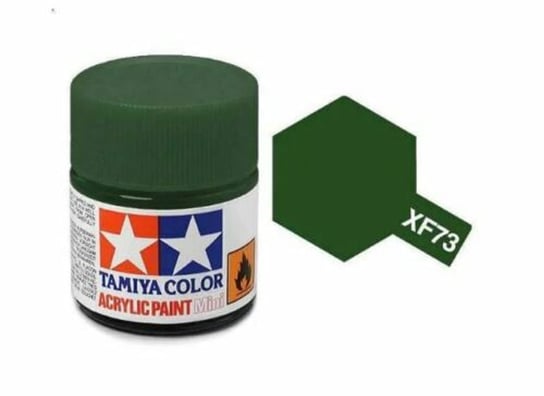 Tamiya Acrylic 81773 Xf-73 Dark Green (Jgsdf) 10Ml [Matt] Tamiya