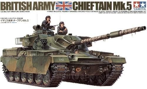Tamiya, British Chieftain Mk 5 Tank, Model do sklejania, 14+ Tamiya