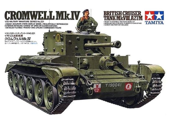 Tamiya, Cromwell Mk. IV British Cruiser Tank, Model do sklejania, 14+ Tamiya