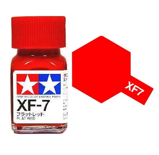 Tamiya Enamel 80307 Xf-7 Flat Red 10Ml Tamiya