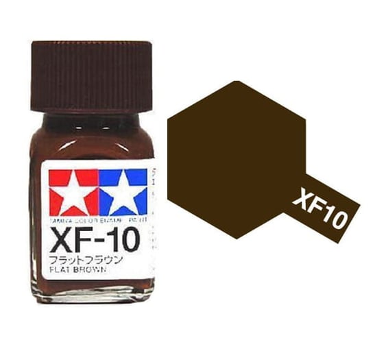 Tamiya Enamel 80310 Xf-10 Flat Brown 10Ml Tamiya