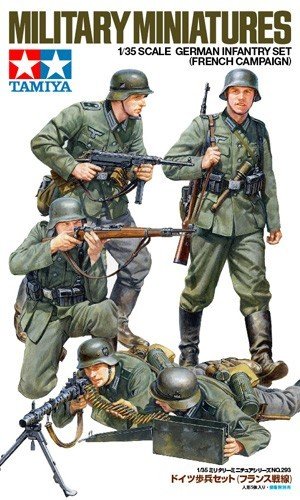 Tamiya, German Infantry Set (French Campaign) (GXP-624344) Tamiya