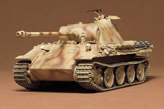Tamiya, German Panther Medium Tank, Model do sklejania, 14+ Tamiya