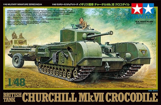 Tamiya, Model do sklejania British Churchill Mk.VII Crocodile 1/48 Tamiya