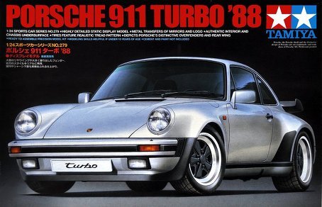Tamiya, model do sklejania Porsche 911 Turbo 1988 Tamiya
