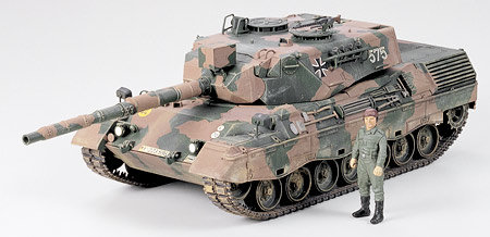 Tamiya, West German Leopard A4, Model do sklejania, 14+ Tamiya