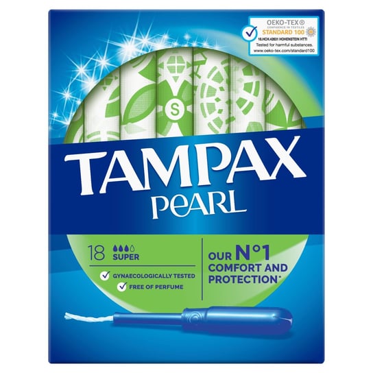 Tampax, Discreet Pearl Super, Tampony, 18 szt. Tampax