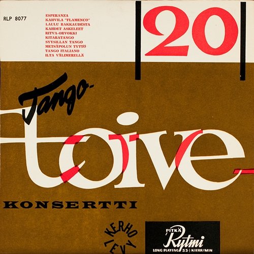 Tango-toivekonsertti 20 Various Artists