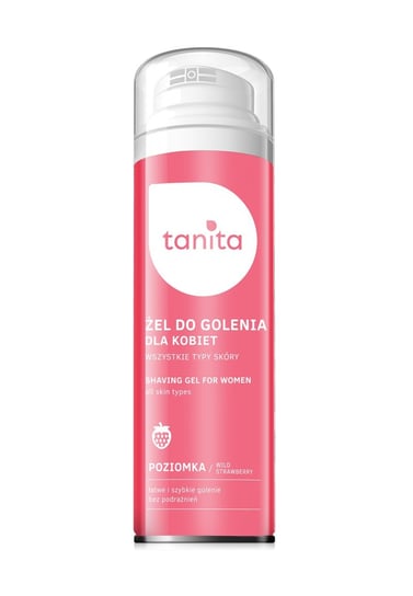 Tanita, żel do golenia dla kobiet Poziomka, 200 ml Tanita