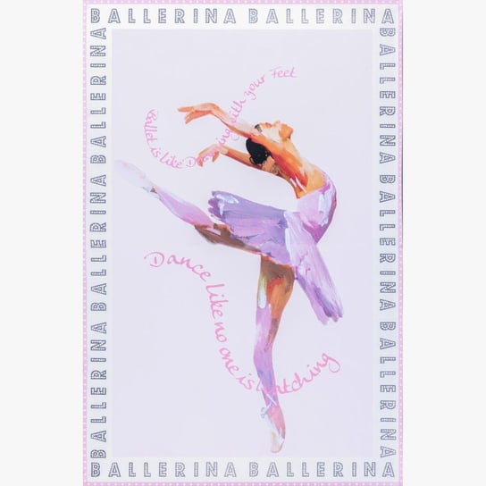 Tapeta Balerina, różowa, 158x232 cm Dekoria