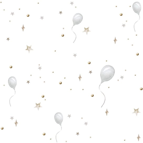 Tapeta Balloons Delicate White / Toys From The Attic Dekornik DEKORNIK