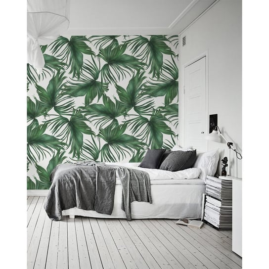 Tapeta flizelinowa Malowanie liście palm 254x184cm Coloray