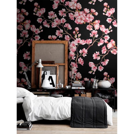 Tapeta flizelinowa Wiśniowe kwiaty 416x254 + klej, Coloray Coloray